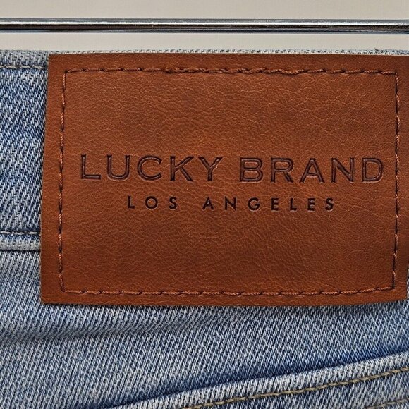 Lucky Brand Bridgette High Rise Skinny Jeans Size 4/27 Distressed Button Fly - Picture 4 of 11